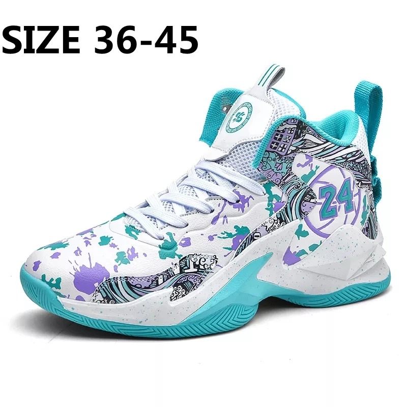 Men Sneakers Basketball Shoes Women Boys Breathable Non-Slip Sports Shoes Outdoor Casual Athletic Sneakers Size 36-45
Men Sneakers Basketball Shoes Women Boys Breathable Non-Slip Sports Shoes Outdoor Casual Athletic Sneakers Size 36-45