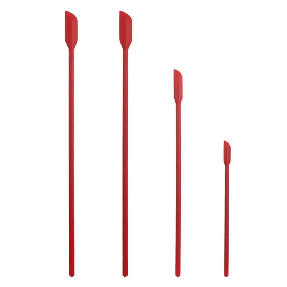 4Pcs/Set Silicone Spatula Soft Flexible Portable Long Handle Small Scraper Kitchen Gadget
4Pcs/Set Silicone Spatula Soft Flexible Portable Long Handle Small Scraper Kitchen Gadget