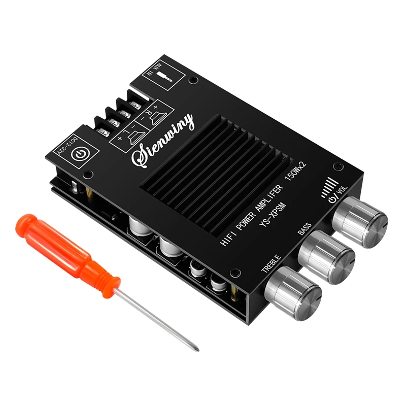 YS-XPSM Audio Amplifier Module With Heat Sink TDA7498E 150Wx2 High And Low Pitch Adjustment Audio Module
YS-XPSM Audio Amplifier Module With Heat Sink TDA7498E 150Wx2 High And Low Pitch Adjustment Audio Module