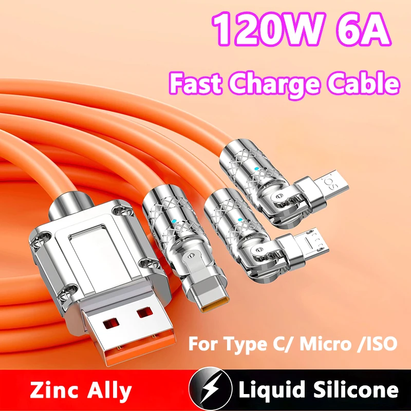 Линия быстрой зарядки Micro USB Type - C 120W для жидкого силикона Xiaomi 13 Samsung iPhone 14 13
Линия быстрой зарядки Micro USB Type - C 120W для жидкого силикона Xiaomi 13 Samsung iPhone 14 13