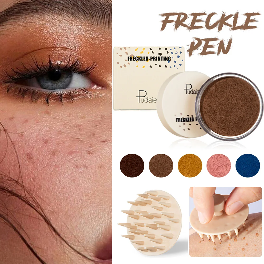 Fake Freckles Stamp Kit Natural Face Fake Freckles Air Cushion Waterproof Long Lasting Dot Spot Powder Face Freckle Makeup Gift
Fake Freckles Stamp Kit Natural Face Fake Freckles Air Cushion Waterproof Long Lasting Dot Spot Powder Face Freckle Makeup Gift