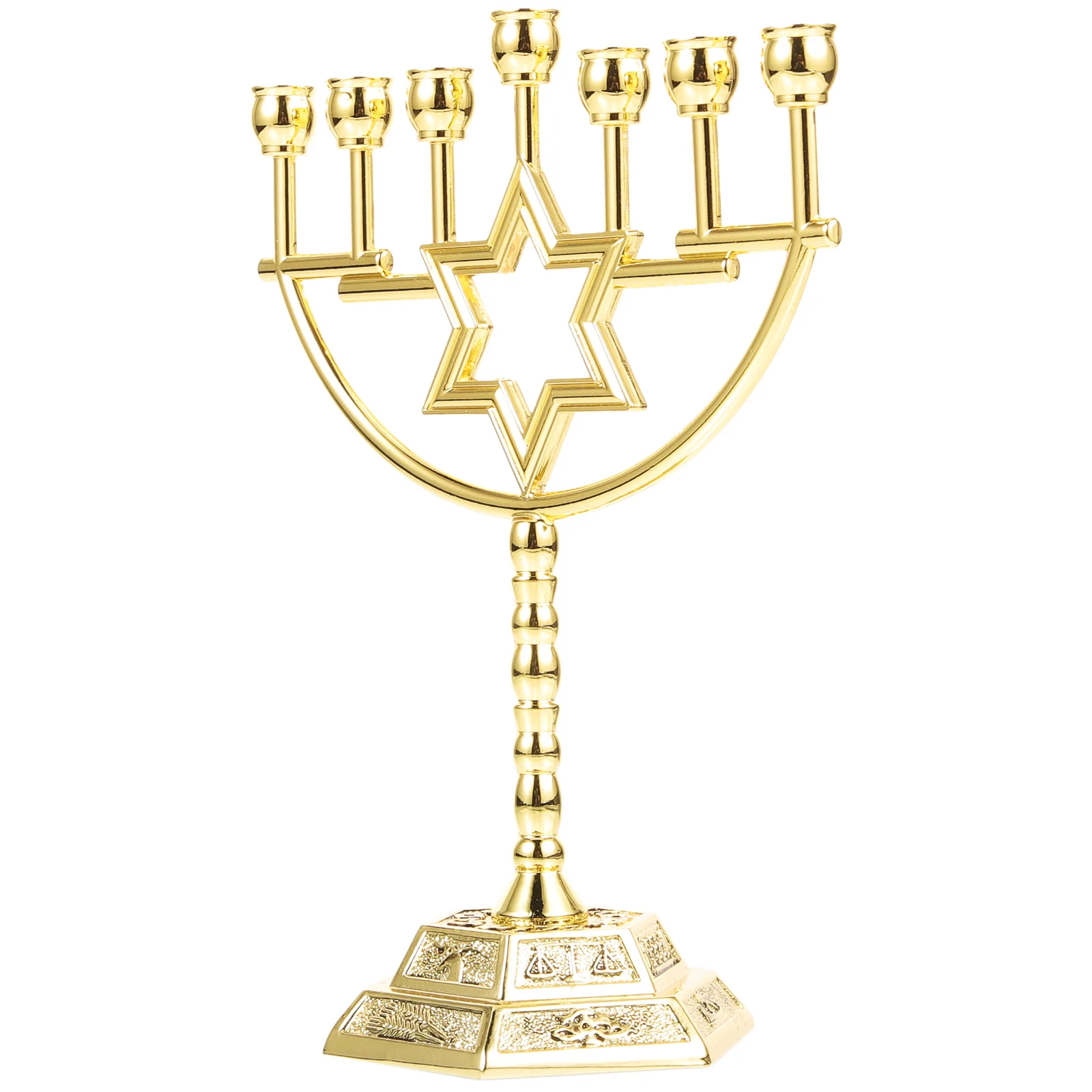 Menorah Candle Holder 7 Branch Jewish Gold Menorah Candle Holder Star David Menorah Candelabra Hanukkah Candlestick
Menorah Candle Holder 7 Branch Jewish Gold Menorah Candle Holder Star David Menorah Candelabra Hanukkah Candlestick