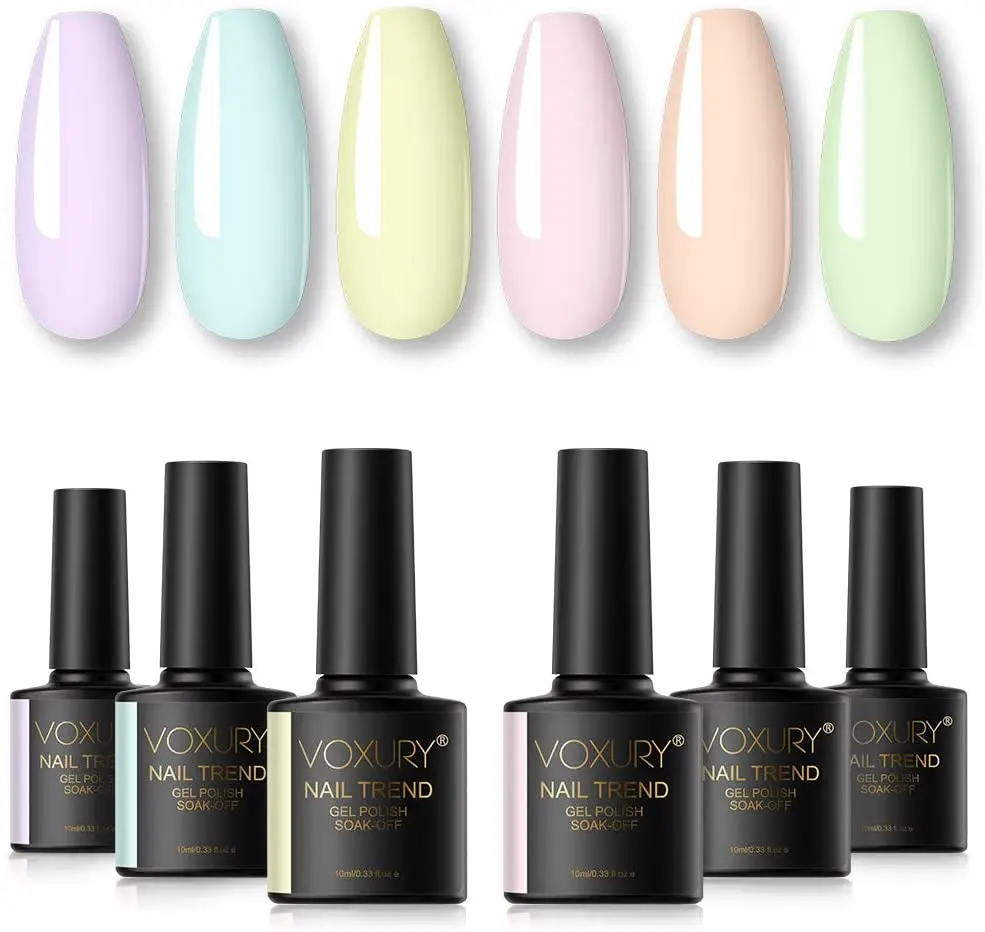 VOXURY Gel Nail Polish Set Semi Permanent Varnishes Nail Art Need Base Top Kits For Soak Off UV Nail Gel Set Clearance Discount 
VOXURY Gel Nail Polish Set Semi Permanent Varnishes Nail Art Need Base Top Kits For Soak Off UV Nail Gel Set Clearance Discount