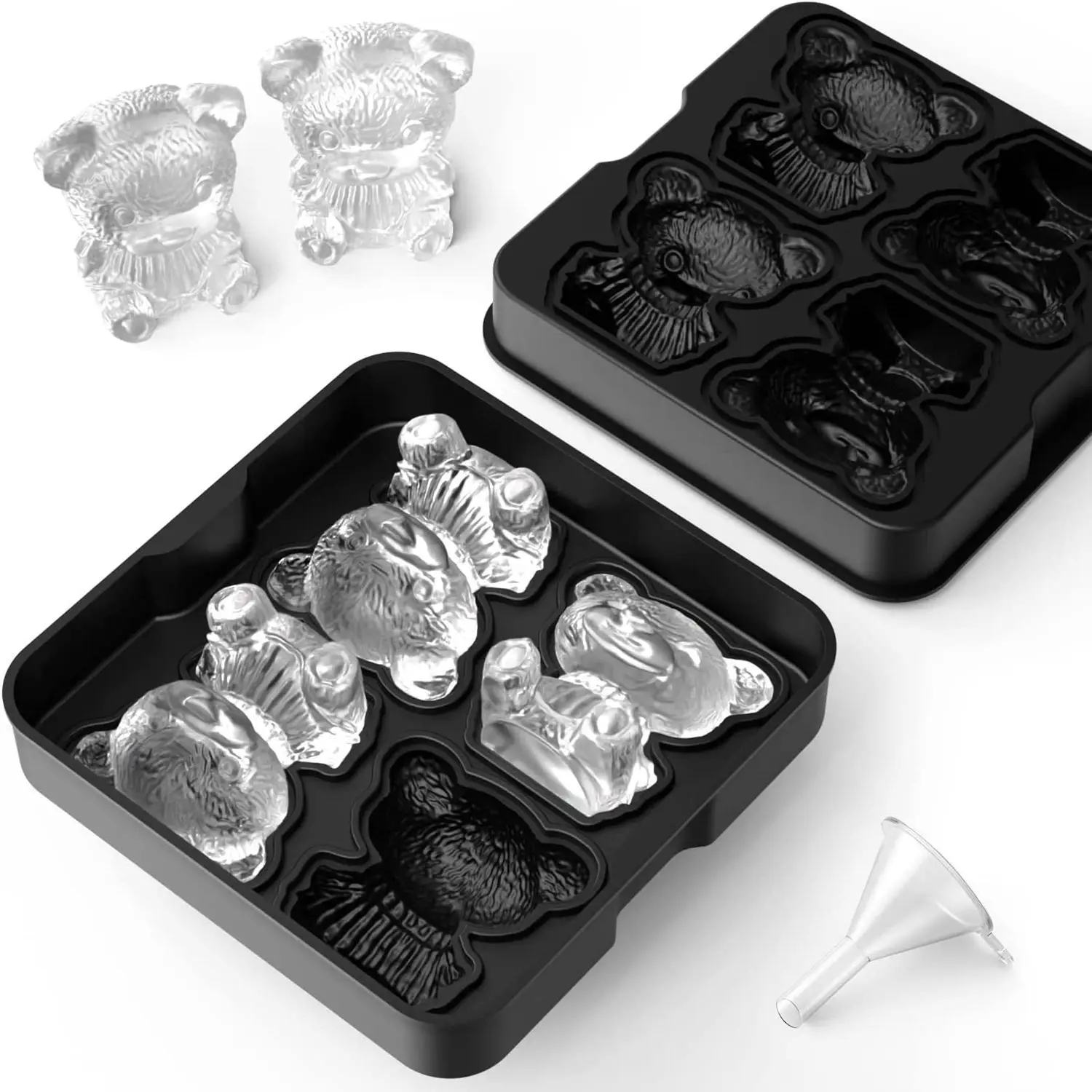 New 4-hole Little Bear Ice Hockey Mold Silicone Ice Grid Mold Silicone Ice Grid Ice Cream Ice Cream Ice Ball Ice Grid Mold
New 4-hole Little Bear Ice Hockey Mold Silicone Ice Grid Mold Silicone Ice Grid Ice Cream Ice Cream Ice Ball Ice Grid Mold
