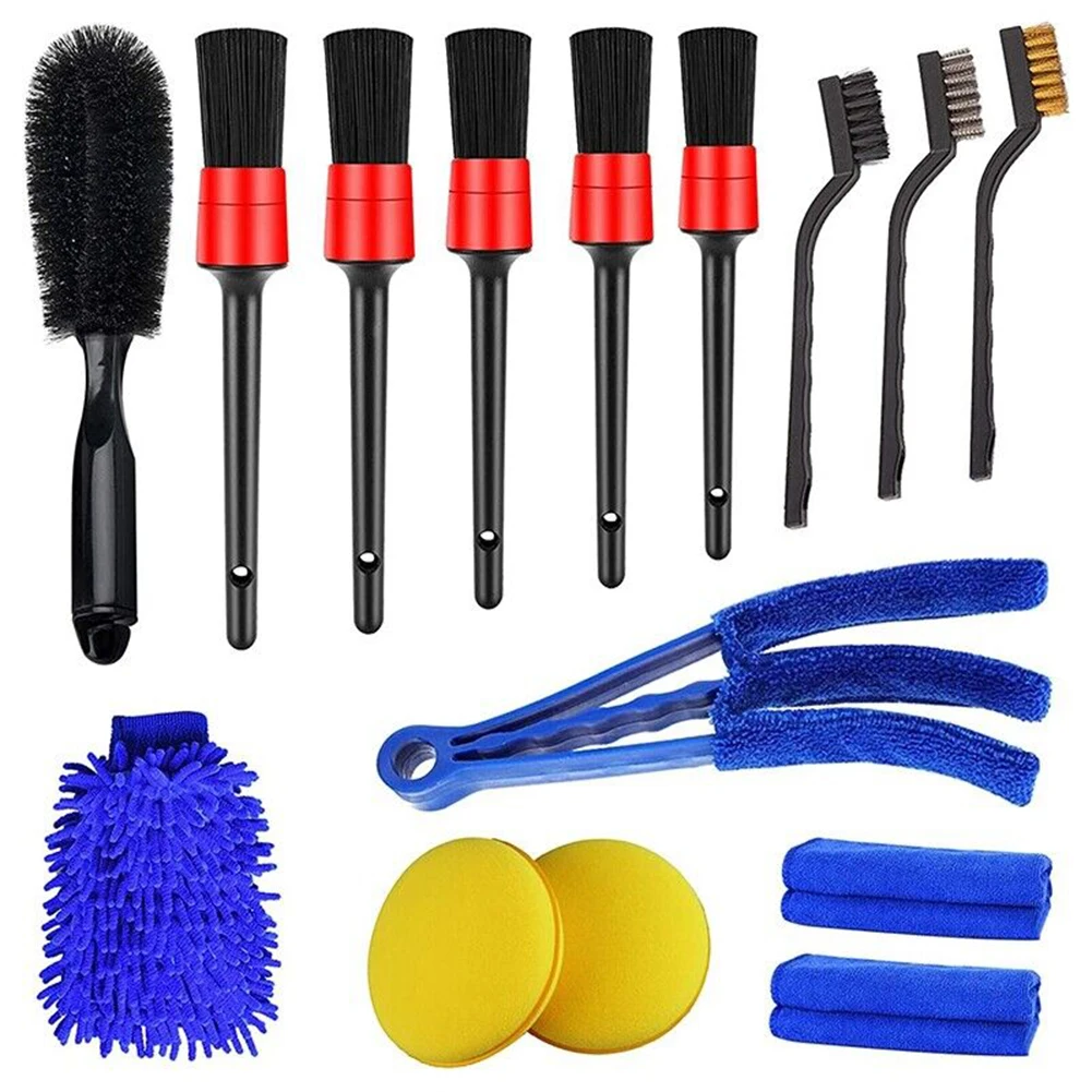 Car Cleaner Brush Set Brush Set Car Cleaner Car Cleaning Kit Cleaning Gloves Detailing Brush Universal 15pcs/set
Car Cleaner Brush Set Brush Set Car Cleaner Car Cleaning Kit Cleaning Gloves Detailing Brush Universal 15pcs/set