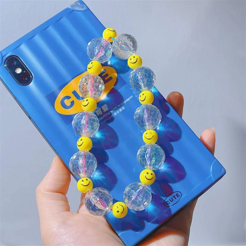 Fashion Yellow Smiley Trendy Transparent Large Beads Fascinated Lanyard Anti-Lost Mobile Phone Chain Female Jewelry Accessories
Fashion Yellow Smiley Trendy Transparent Large Beads Fascinated Lanyard Anti-Lost Mobile Phone Chain Female Jewelry Accessories