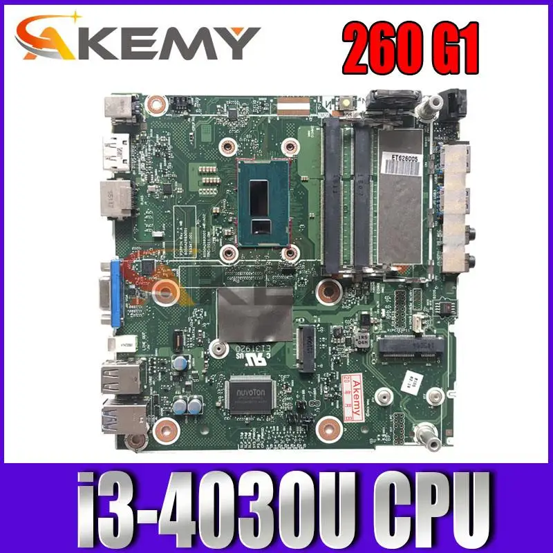 Материнская плата для ноутбука HP 260 G1 791401-001 791299-001 с процессором i3-4030U
Материнская плата для ноутбука HP 260 G1 791401-001 791299-001 с процессором i3-4030U