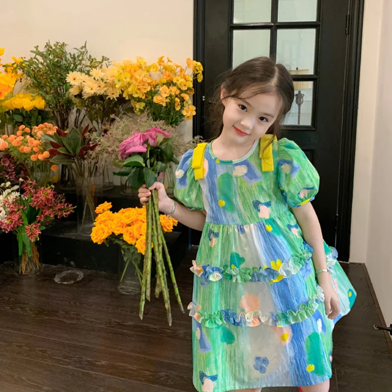 Baby Girls Dress 2023 Summer Puff Sleeve Long Dress Boho Kids Dresses Flowers Ruffles Vestidos Toddler Girl Clothes 4 To 16 Yrs
Baby Girls Dress 2023 Summer Puff Sleeve Long Dress Boho Kids Dresses Flowers Ruffles Vestidos Toddler Girl Clothes 4 To 16 Yrs