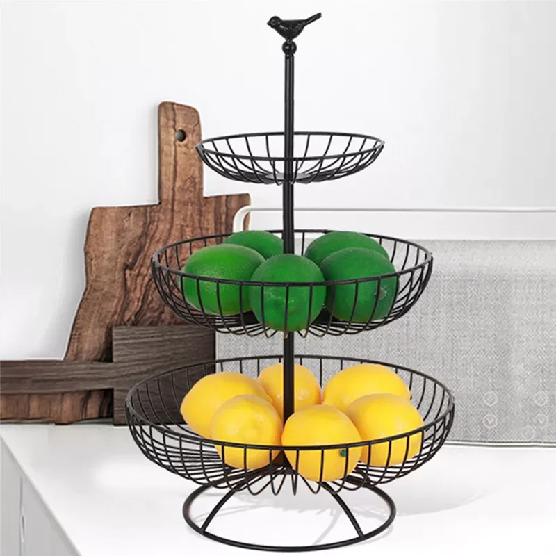 3-Layer Metal Storage Basket Multi-function Vintage Style Fruit Candy Stand Tray Home Wedding Desktop Iron Art Decoration Basket
3-Layer Metal Storage Basket Multi-function Vintage Style Fruit Candy Stand Tray Home Wedding Desktop Iron Art Decoration Basket