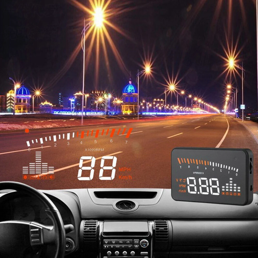 X5 Auto Hud Display Car Projector Alarm EOBD OBD2 Head Up Display Speedometer Windshield Electronic Accessories
X5 Auto Hud Display Car Projector Alarm EOBD OBD2 Head Up Display Speedometer Windshield Electronic Accessories