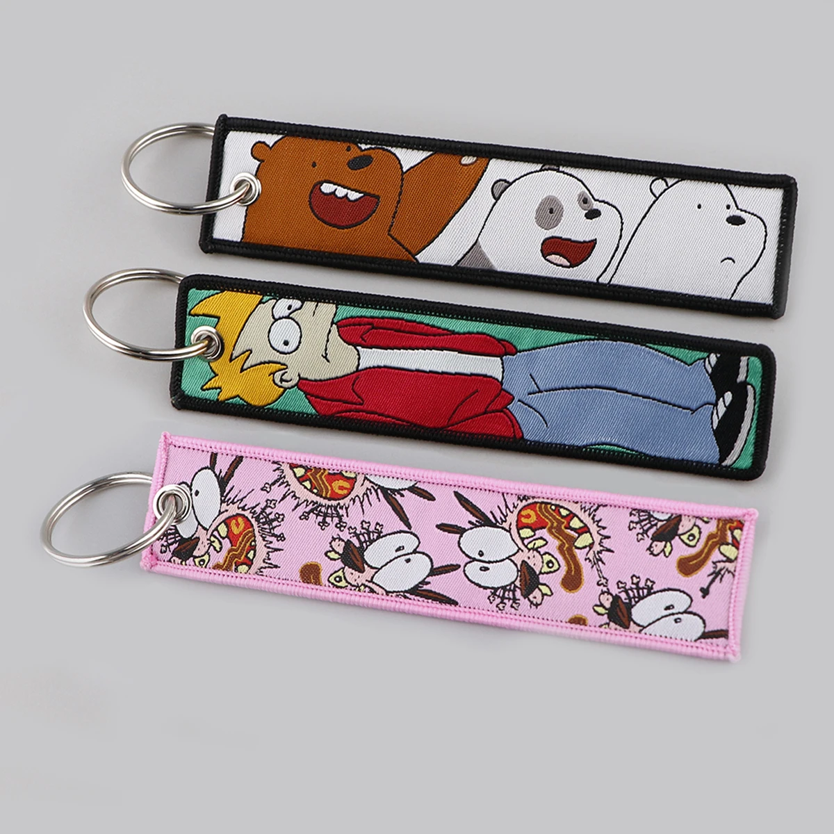 Funny Cartoon Animal Embroidery Chain Keychain for Motorcycles Key Fob Holder Key Tag Keyrings Fashions Chaveiro Accessories
Funny Cartoon Animal Embroidery Chain Keychain for Motorcycles Key Fob Holder Key Tag Keyrings Fashions Chaveiro Accessories