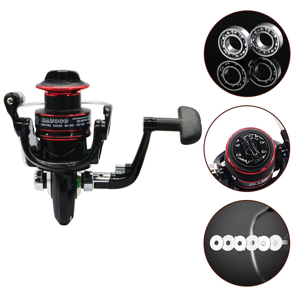 Metal Spool Spinner Fishing Wheel 5.2:1 Fishing Reel 13 Bearing 3KG-12KG Wheel Gear Ratio High Speed Cas Fishing Reel PARTS
Metal Spool Spinner Fishing Wheel 5.2:1 Fishing Reel 13 Bearing 3KG-12KG Wheel Gear Ratio High Speed Cas Fishing Reel PARTS