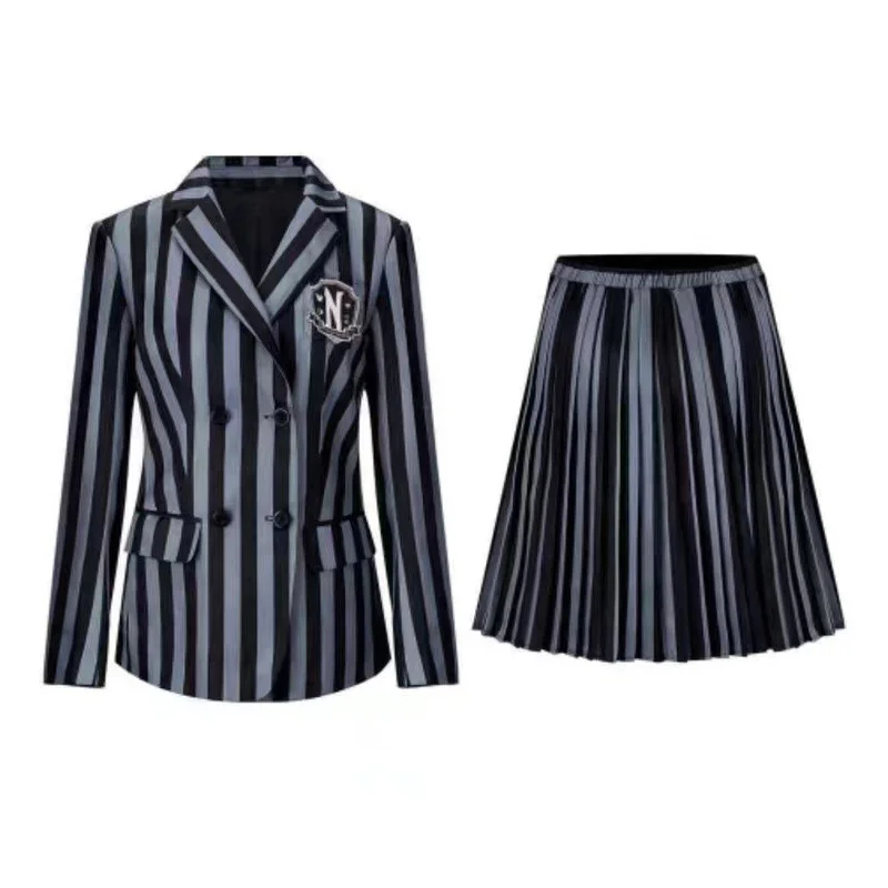 Kids Children Wednesday Addams Wednesday Cosplay Costume Dress Outfits Halloween Carnival Suit Black Dress Role Play for Girls
Kids Children Wednesday Addams Wednesday Cosplay Costume Dress Outfits Halloween Carnival Suit Black Dress Role Play for Girls