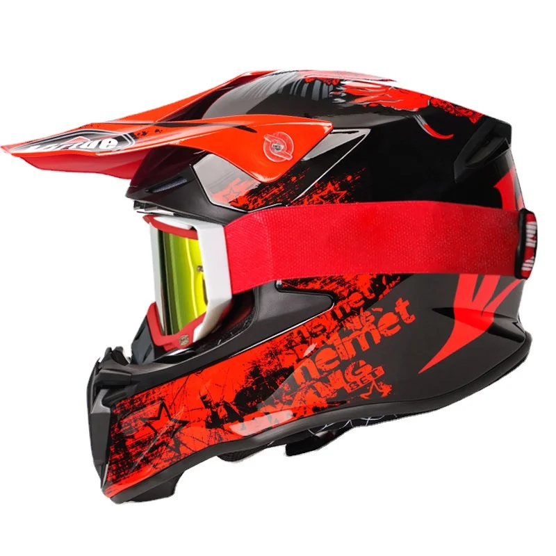 High end professional off-road vehicle helmet ECE mountain downhill MX race off-road helmet Cool kart locomotive helmet
High end professional off-road vehicle helmet ECE mountain downhill MX race off-road helmet Cool kart locomotive helmet