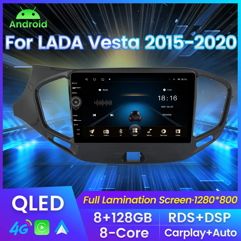 MLOVELIN QLED DSP RDS Android 11 8Core Car GPS Navigator Radio For LADA Vesta Cross Sport Radio 2015 2016 2017 2018 2019 2020
MLOVELIN QLED DSP RDS Android 11 8Core Car GPS Navigator Radio For LADA Vesta Cross Sport Radio 2015 2016 2017 2018 2019 2020