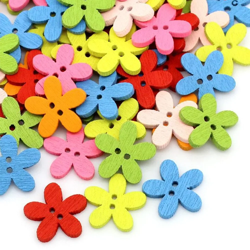 20pcs Wood Sewing Buttons Scrapbooking Craft Garment Clothes DIY Supply Flower 2 Holes Random Color 14 x 15 mm
20pcs Wood Sewing Buttons Scrapbooking Craft Garment Clothes DIY Supply Flower 2 Holes Random Color 14 x 15 mm