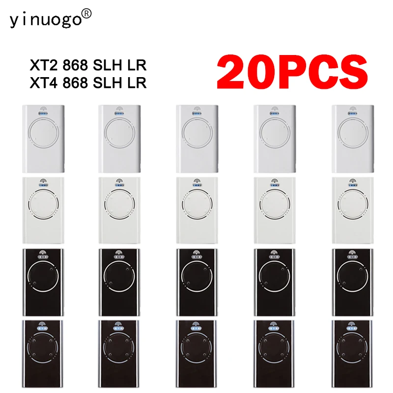 20PCS 787009 787010 XT2 XT4 868 SLH LR Garage Door Remote Control 868MHz Rolling Code TML2 TML4 DL2 DL4 T2 T4 Garage Door Opener
20PCS 787009 787010 XT2 XT4 868 SLH LR Garage Door Remote Control 868MHz Rolling Code TML2 TML4 DL2 DL4 T2 T4 Garage Door Opener