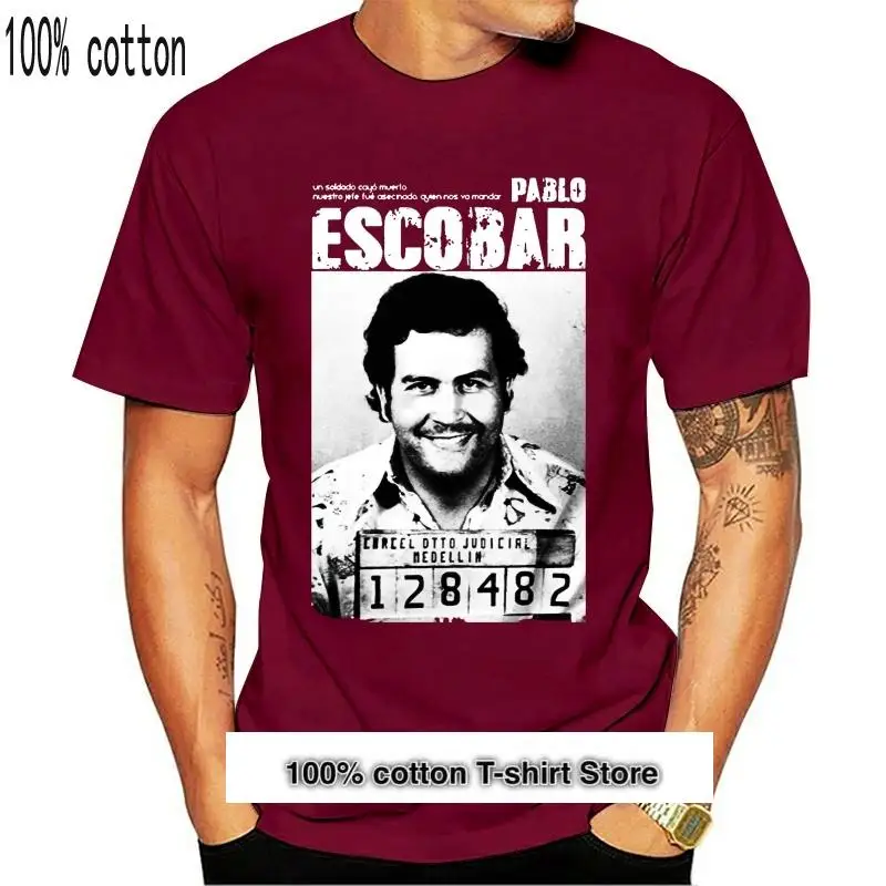 Camiseta de Pablo Escobar para hombre, Camisa de algodón de 100%, de talla grande, de la Mafia, Scareface, Luciano, Capon, nueva
Camiseta de Pablo Escobar para hombre, Camisa de algodón de 100%, de talla grande, de la Mafia, Scareface, Luciano, Capon, nueva