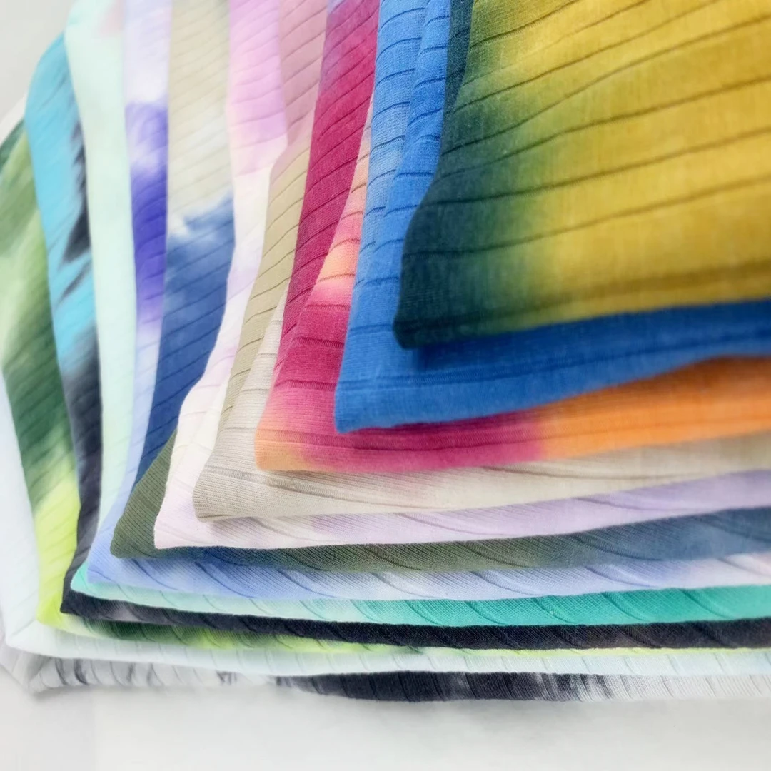 Rib Cotton Spandex Tie-dyed Fabric Concave Convex Stripe High Elasticity Home Textile Sewing
Rib Cotton Spandex Tie-dyed Fabric Concave Convex Stripe High Elasticity Home Textile Sewing