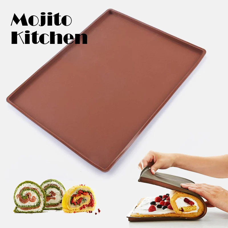 1pc Non-stick Baking Mat Cake Pad Roll Pad Kitchen Accessories Bakeware Baking Tools Silicone Oven Mat Cake Roll Mat Baking
1pc Non-stick Baking Mat Cake Pad Roll Pad Kitchen Accessories Bakeware Baking Tools Silicone Oven Mat Cake Roll Mat Baking