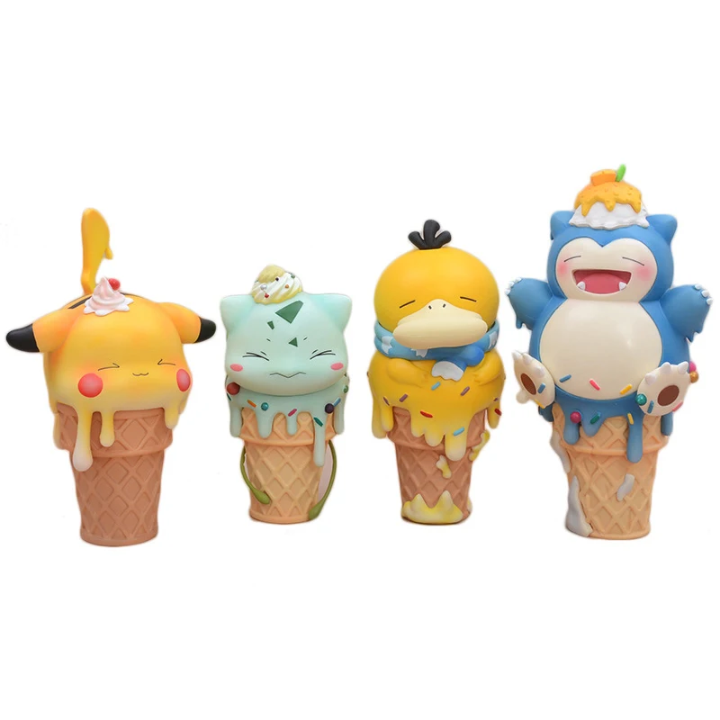 Pokemon Pikachu Anime Figure Ice Cream Series Pikachu Psyduck Snorlax Bulbasaur Cute Figurine Model Dolls Children Birthday Gift
Pokemon Pikachu Anime Figure Ice Cream Series Pikachu Psyduck Snorlax Bulbasaur Cute Figurine Model Dolls Children Birthday Gift