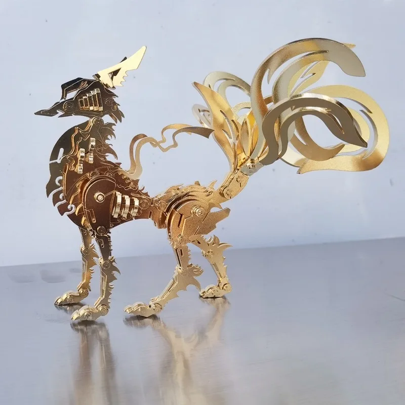 Golden Dream Elk Fire Qilin Scorpion Fox 3D Metal Mechanical Assembly Manual Stainless Steel Assembly Jigsaw Hobby Toycollection 
Golden Dream Elk Fire Qilin Scorpion Fox 3D Metal Mechanical Assembly Manual Stainless Steel Assembly Jigsaw Hobby Toycollection