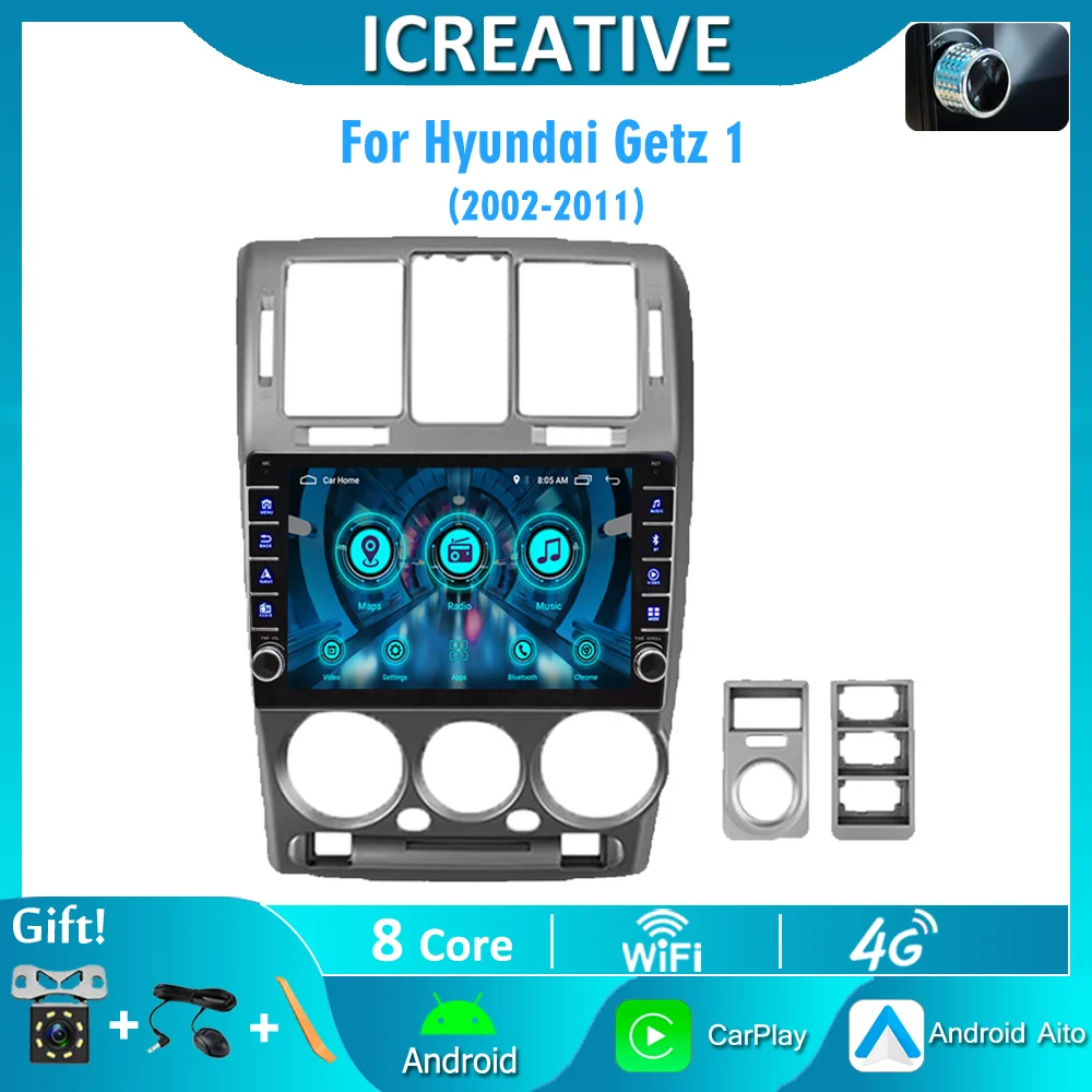 2 Din Android 10 For Hyundai Getz 2002 - 2011 Multimedia Video Player Car Radio Stereo GPS Navi Wireless CarPlay Auto Head Unit
2 Din Android 10 For Hyundai Getz 2002 - 2011 Multimedia Video Player Car Radio Stereo GPS Navi Wireless CarPlay Auto Head Unit