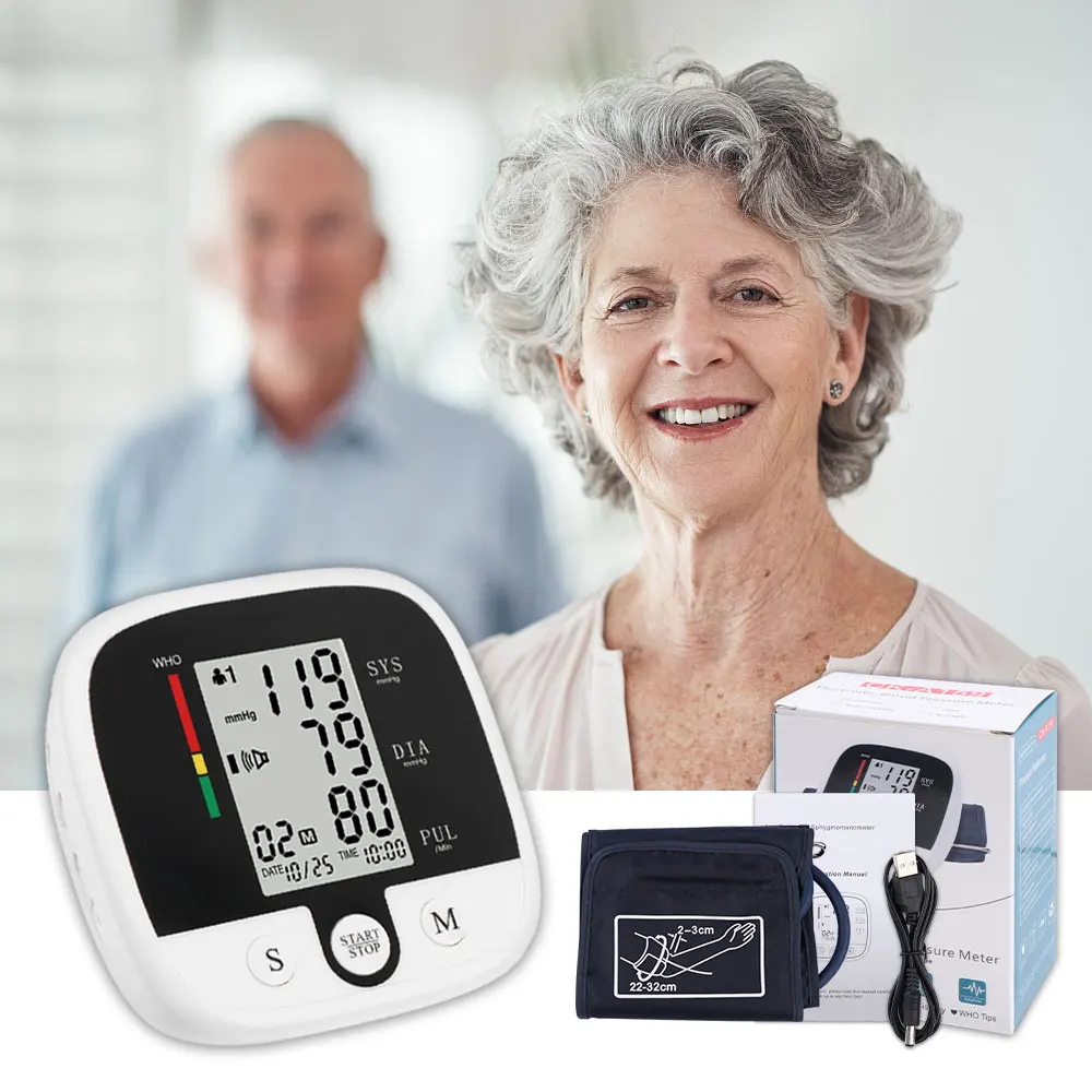 USB Rechargeable Pressure Meter Irregular Heart Beat Detection Arm Blood Pressure Monitor Digital Sphygmomanometer LCD Blood
USB Rechargeable Pressure Meter Irregular Heart Beat Detection Arm Blood Pressure Monitor Digital Sphygmomanometer LCD Blood