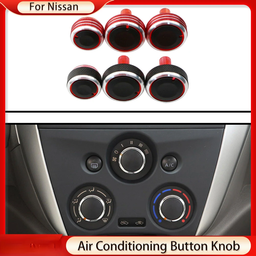 Alloy Car Air Condition Knob AC Button Knob for Nissan Almera Latio Sunny Versa Cube March Micra Versa Note Accessories
Alloy Car Air Condition Knob AC Button Knob for Nissan Almera Latio Sunny Versa Cube March Micra Versa Note Accessories