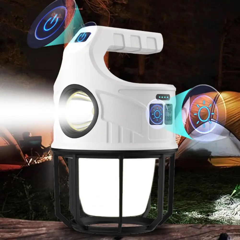 Ручная портативная лампа, водонепроницаемая, с длительным сроком службы батареи, фотопалатка с Usb-интерфейсом