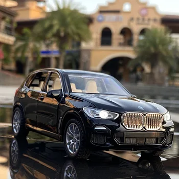 1:32 BMW X5 Simulation Alloy Toy Cars Diecast Pull Back SUV Car Model Children Toys Off-road Vehicles Decorations Christmas Gift