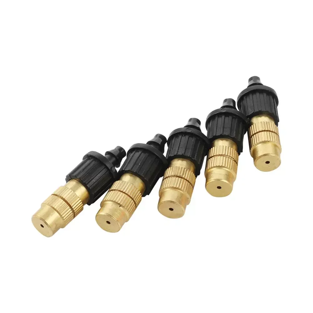200 Pcs Micro Drip Irrigation Misting Brass Nozzles 4/7mm Barbed Fog Sprayer Garden Agriculture Irrigation Watering Sprinklers
200 Pcs Micro Drip Irrigation Misting Brass Nozzles 4/7mm Barbed Fog Sprayer Garden Agriculture Irrigation Watering Sprinklers