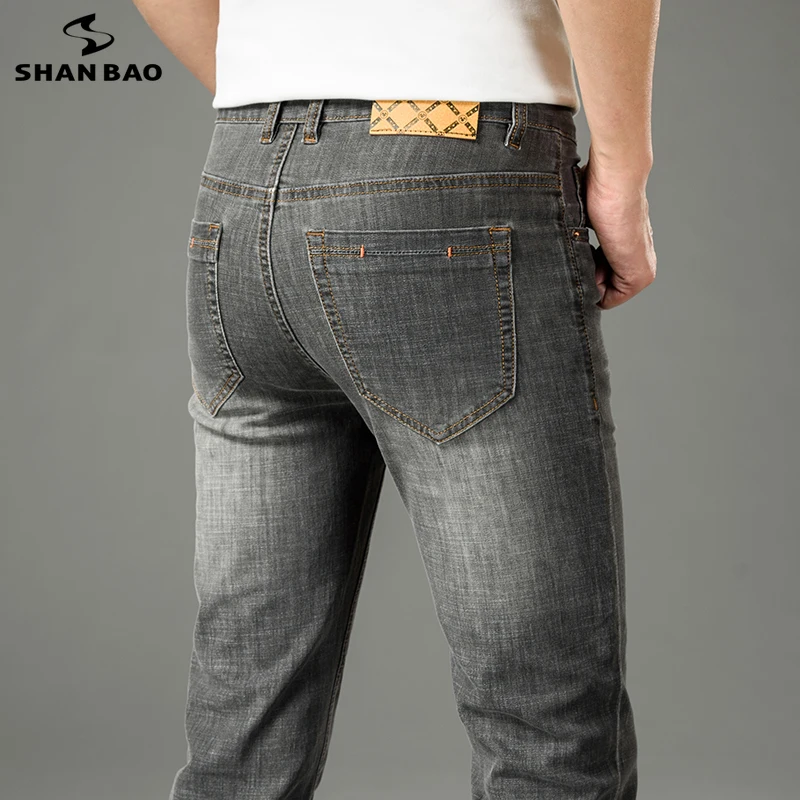 SHAN BAO Spring/Summer Brand Men's Fit Straight Quality Cotton Stretch Jeans Classic Fashion Casual Lightweight Fit Pants
SHAN BAO Spring/Summer Brand Men's Fit Straight Quality Cotton Stretch Jeans Classic Fashion Casual Lightweight Fit Pants
