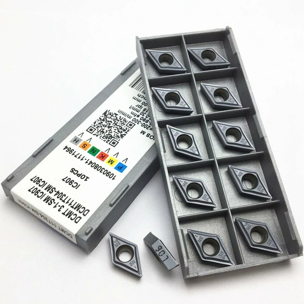 DCMT11T304-SM IC907 DCMT3-1-SM Carbide Turning Inserts Internal Turning Tool Carbide Turning Tool Milling Tool Lathe Tool CCMT
DCMT11T304-SM IC907 DCMT3-1-SM Carbide Turning Inserts Internal Turning Tool Carbide Turning Tool Milling Tool Lathe Tool CCMT
