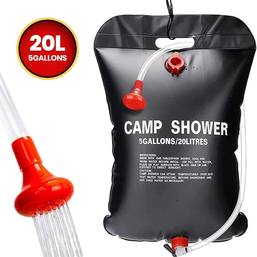 Ultimate 20L Portable Shower Bag with Switch Hose and Plastic Head Large Capacity for Outdoor Adventures and Camping Enthusiasts
Ultimate 20L Portable Shower Bag with Switch Hose and Plastic Head Large Capacity for Outdoor Adventures and Camping Enthusiasts
