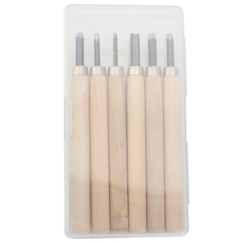 Woodworking Carving Knife 6Pcs 2 Boxes/Set Boxed Rubber Stamp Carving Knife Handmade Wood Carving Knife Black Steel
Woodworking Carving Knife 6Pcs 2 Boxes/Set Boxed Rubber Stamp Carving Knife Handmade Wood Carving Knife Black Steel