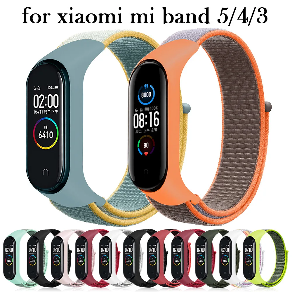 Bracelet for Mi Band 5 6 Strap Nylon Sport Loop Watch Belt Pulsera Correa Miband Strap Wristband for Xiaomi Mi Band 4 3 Bracelet
Bracelet for Mi Band 5 6 Strap Nylon Sport Loop Watch Belt Pulsera Correa Miband Strap Wristband for Xiaomi Mi Band 4 3 Bracelet