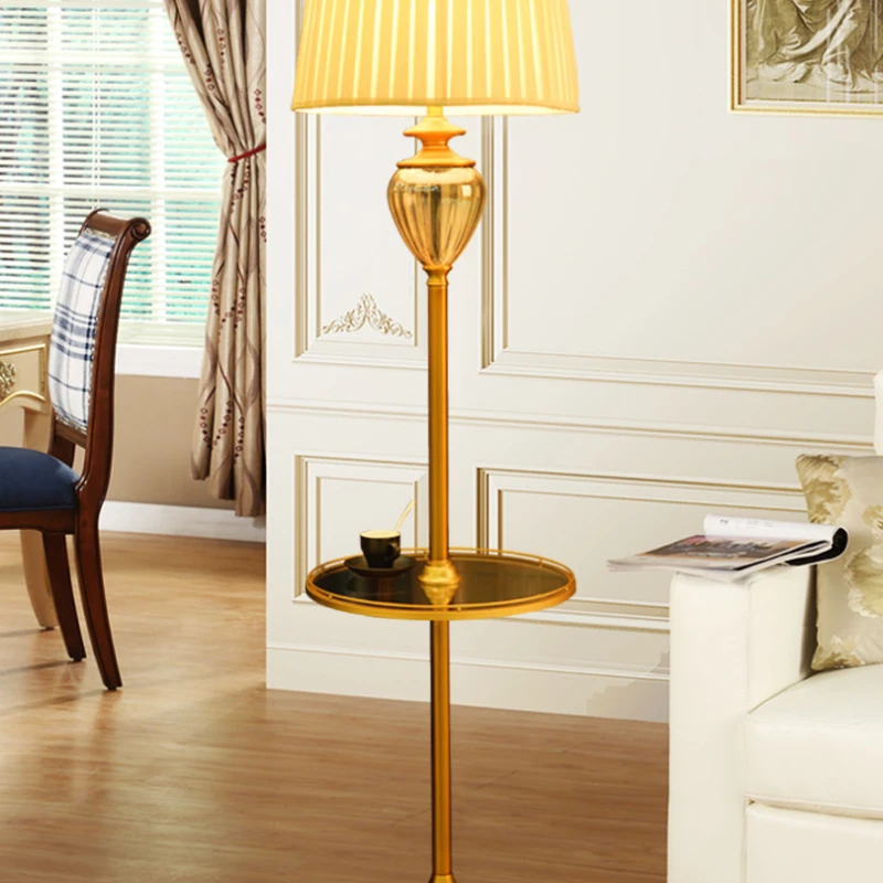 Simple and luxurious crystal American floor lamp creative multifunctional living room bedroom sofa corner with
Simple and luxurious crystal American floor lamp creative multifunctional living room bedroom sofa corner with