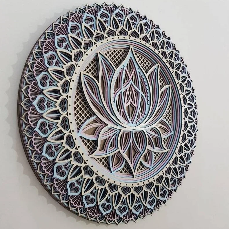 Mandala Room Decoration Ornaments 30*30cm Lotus Flower Art Wall pendant Bohemian Home DIY Iron Mural Crafts Atmosphere Ornaments
Mandala Room Decoration Ornaments 30*30cm Lotus Flower Art Wall pendant Bohemian Home DIY Iron Mural Crafts Atmosphere Ornaments