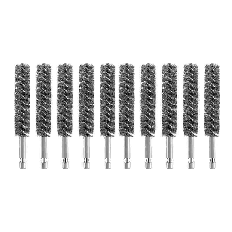 2X Stainless Steel Bore Brush Wire Brush For Power Drill Cleaning Wire Brush Stainless Steel Brush With Hex Shank Handle
2X Stainless Steel Bore Brush Wire Brush For Power Drill Cleaning Wire Brush Stainless Steel Brush With Hex Shank Handle
