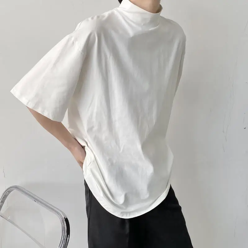 Korean Men Casual Fashion Sleeve Clothing Short Harajuku Summer Sweatshirt Solid Turtleneck Soft Oversized All-match Street New
Korean Men Casual Fashion Sleeve Clothing Short Harajuku Summer Sweatshirt Solid Turtleneck Soft Oversized All-match Street New