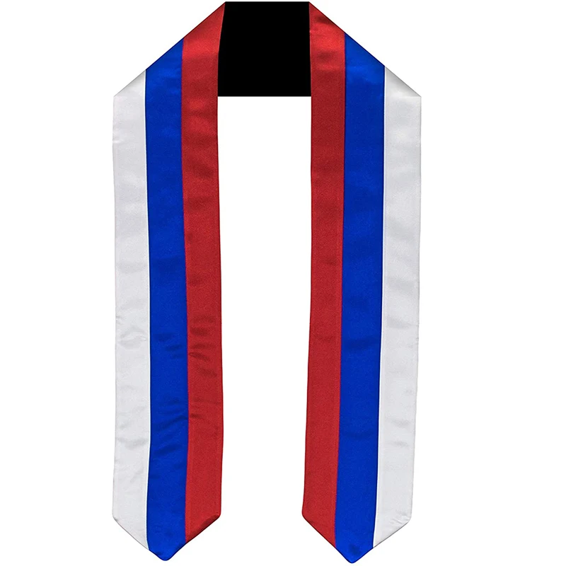 

Little Painter Graduation Stole Russia Country Sash for Study Aboard International Students 72" in Length
