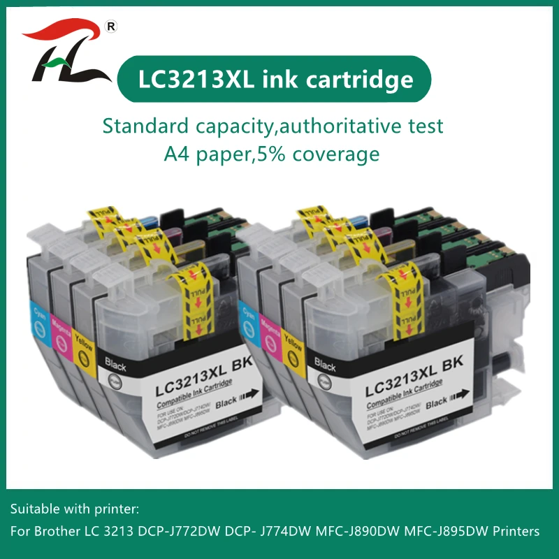 

Compatible LC 3211 lc3213 for LC3211 LC 3213 Ink Cartridge For Brother DCP-J772DW DCP-J774DW MFC-J890DW MFC-J895DW Printers