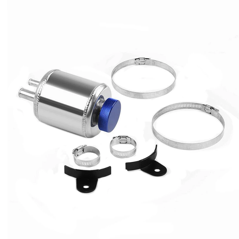 Car Vehicles Universal Racing Power Steering Fluid Reservoir Tank With Clamps Kits Silver Aluminum Alloy
Car Vehicles Universal Racing Power Steering Fluid Reservoir Tank With Clamps Kits Silver Aluminum Alloy