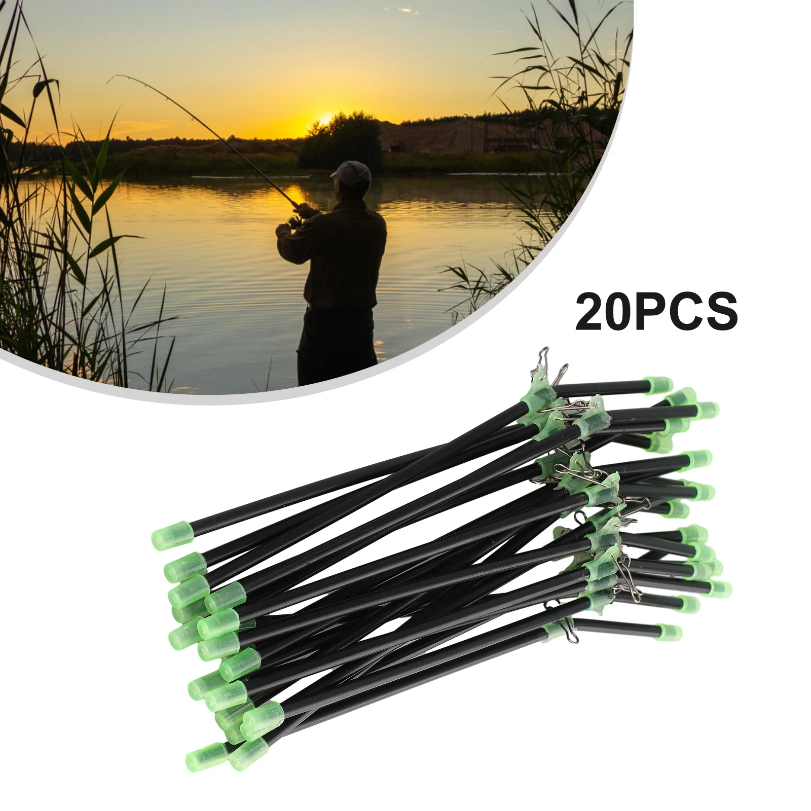 20 PCS For Sea Fishing Luminous Feeder Anti-Tangle With Snaps Tube Balance Connector Fishing Tackle Supplies
20 PCS For Sea Fishing Luminous Feeder Anti-Tangle With Snaps Tube Balance Connector Fishing Tackle Supplies