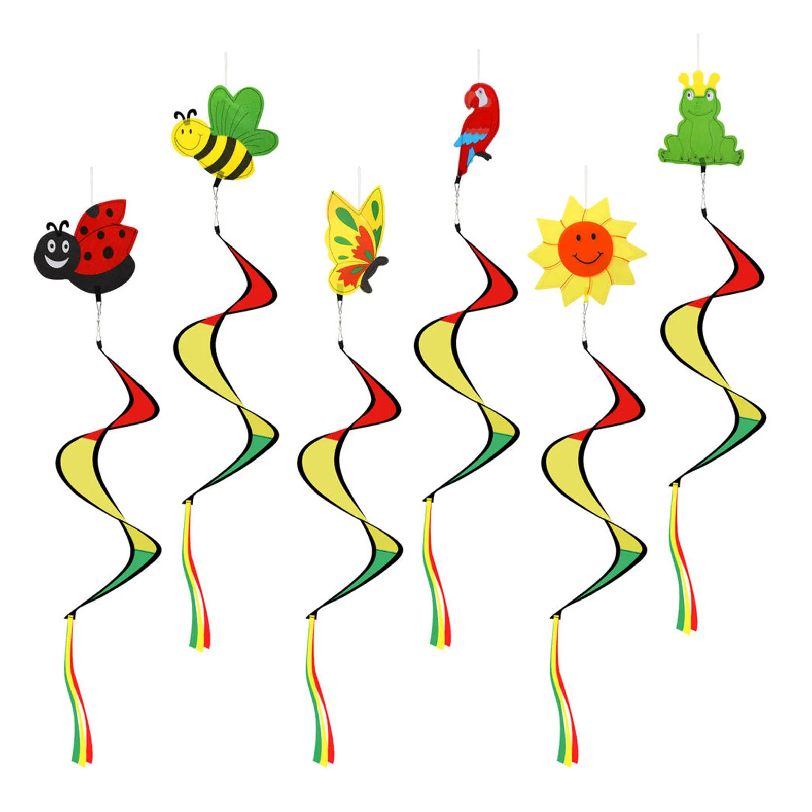 Rainbow Curlie Spinner 6pcs Foldable Rainbow Wind Spinner Cute Cartoon Animal Rainbow Spiral Spinner For Yard Garden Lawn Porch
Rainbow Curlie Spinner 6pcs Foldable Rainbow Wind Spinner Cute Cartoon Animal Rainbow Spiral Spinner For Yard Garden Lawn Porch