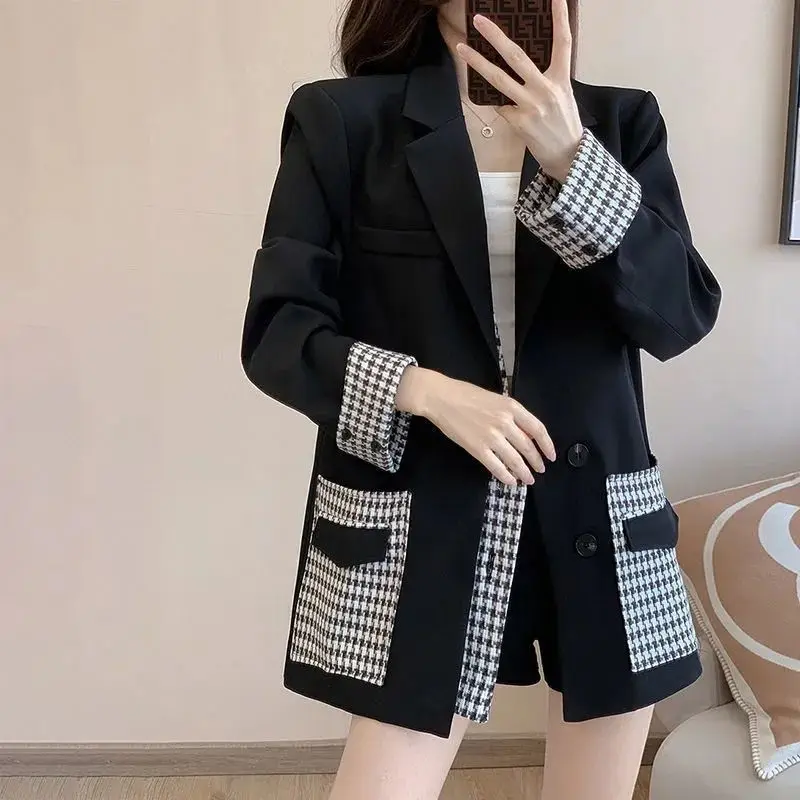 Stylish Long Sleeve Black Blazer Coat Women Clothing 2023 New Spring Autumn Jackets Loose Korean Casual Blazers Suit Tops BC297
Stylish Long Sleeve Black Blazer Coat Women Clothing 2023 New Spring Autumn Jackets Loose Korean Casual Blazers Suit Tops BC297