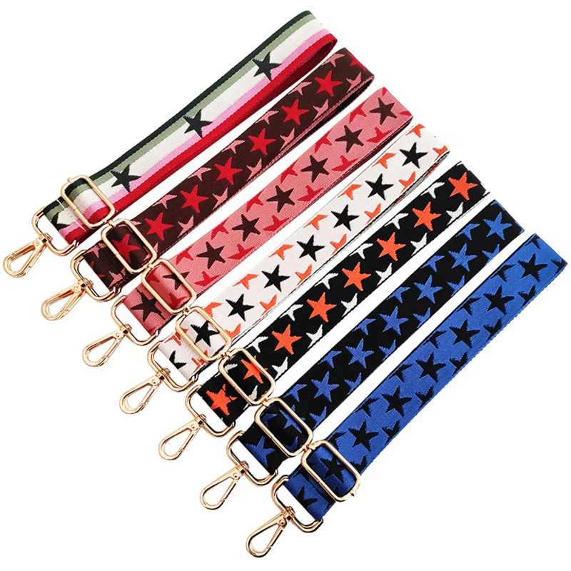 Adjustable Bag Strap Women Colored Straps For Crossbody DIY Detachable HandBag Handle Replacement Stars Shoulder Strap For Bags
Adjustable Bag Strap Women Colored Straps For Crossbody DIY Detachable HandBag Handle Replacement Stars Shoulder Strap For Bags