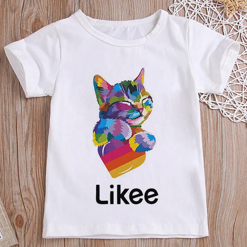 Rainbow Likee Cat Animal Printed Kids Clothes Children's Fashion Rainbow Graphics Top Kids Clothes Girls 3 4 5 6 7 8 9t Years 
Rainbow Likee Cat Animal Printed Kids Clothes Children's Fashion Rainbow Graphics Top Kids Clothes Girls 3 4 5 6 7 8 9t Years