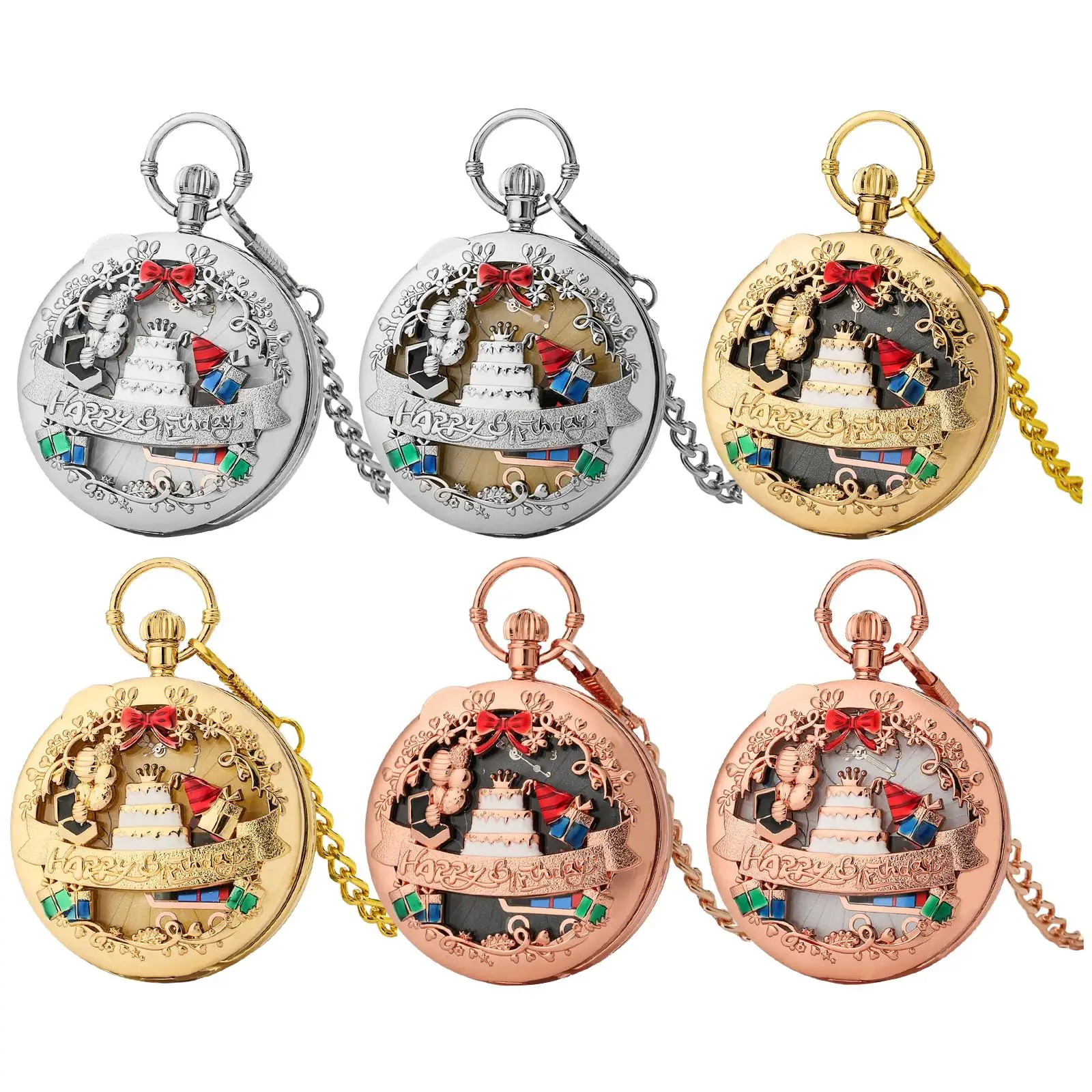Happy Birthday Melody Musical Quartz Pocket Watch Music Pendant Pocket Timepiece Gifts for Men Women Kids
Happy Birthday Melody Musical Quartz Pocket Watch Music Pendant Pocket Timepiece Gifts for Men Women Kids